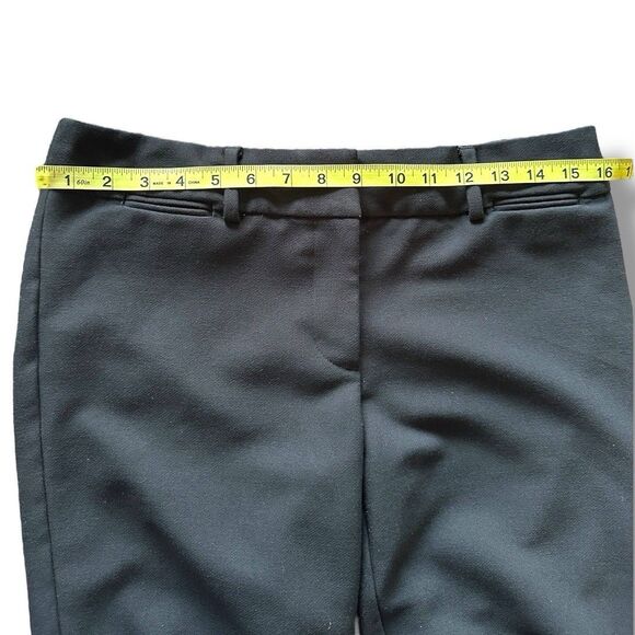 Loft Marisa Trouser Black Straight Leg Size 4 Career Minimalist - Picture 6 of 8
